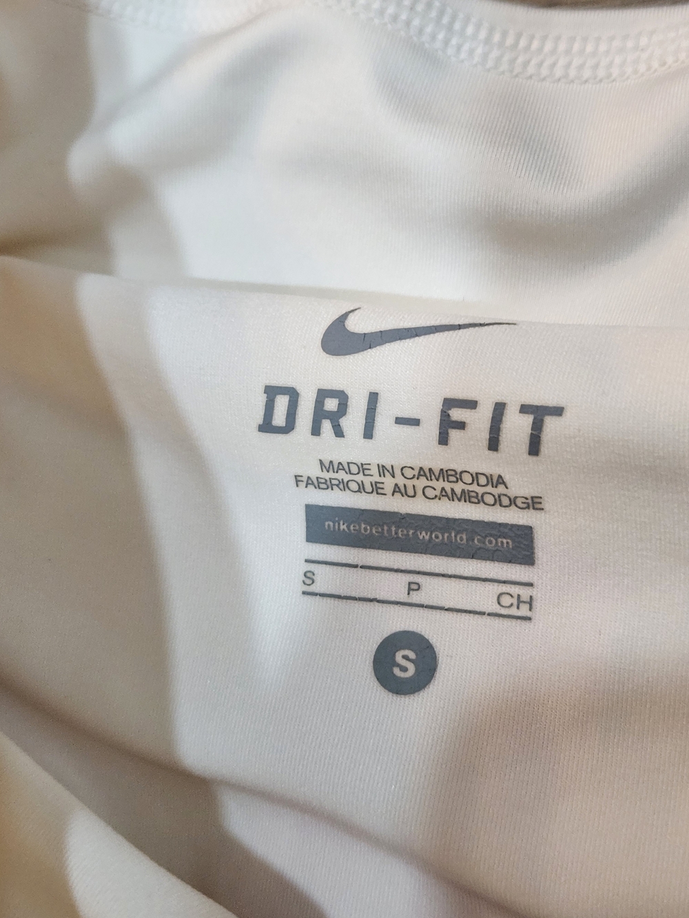 Nike Dri-Fit Advantage Court Mesh Pleated White Tennis Skirt women's size Small - Picture 7 of 7